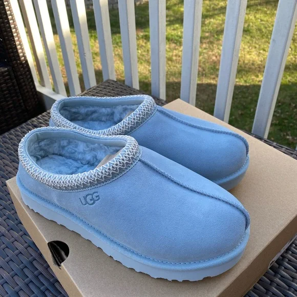 UGG Tasman Light Blue Slippers woman size 9 - Picture 3 of 5